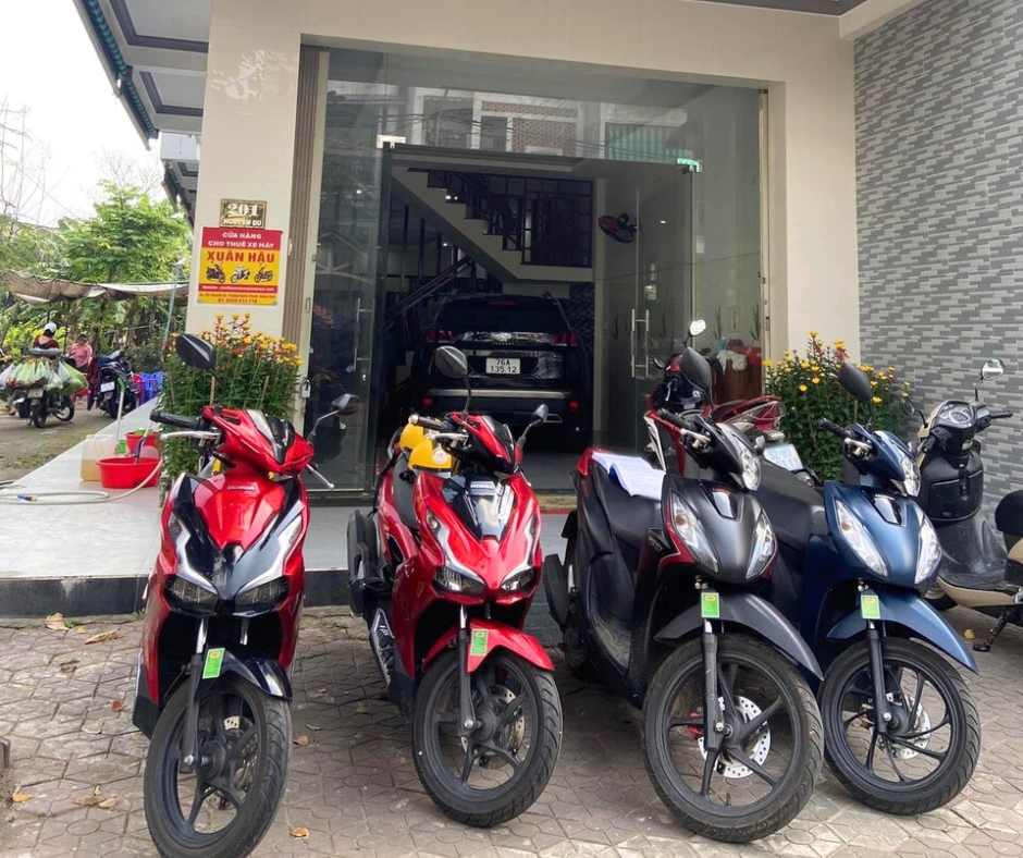 Cho thuê xe máy Quảng Ngãi giao tận nơi miễn phí