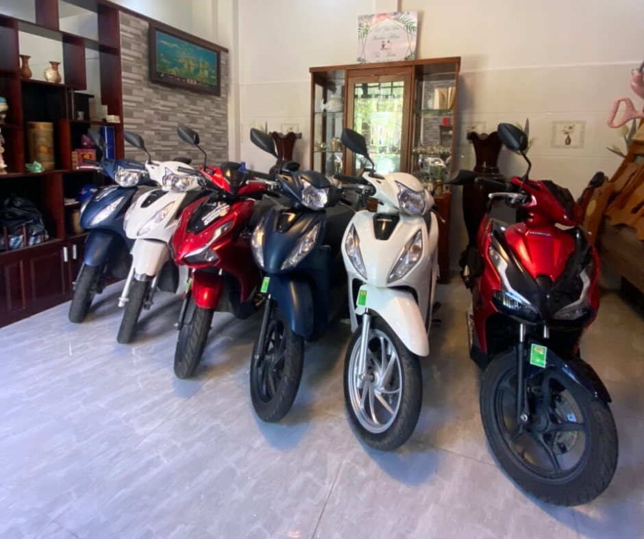 Cho thuê xe máy Quảng Ngãi giao tận nơi miễn phí