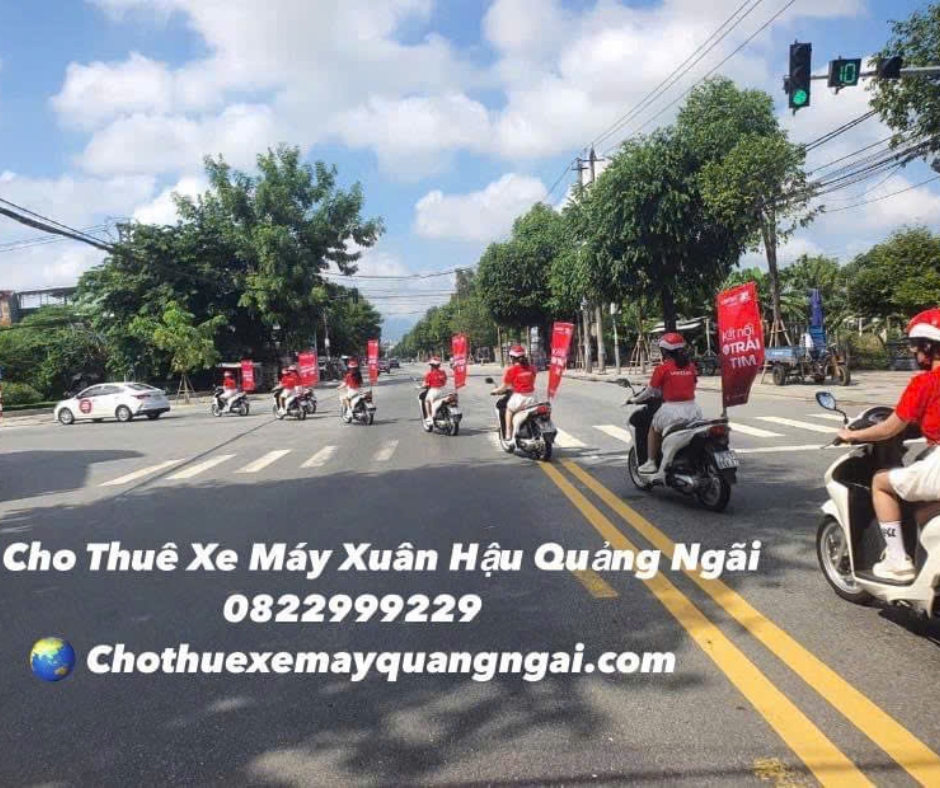 Dịch vụ thuê xe máy Quảng Ngãi giá rẻ, chất lượng