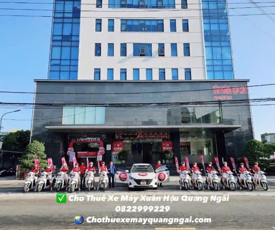 giá thuê xe máy quảng ngãi Giá thuê xe máy Quảng Ngãi - Xuân Hậu giao xe miễn phí