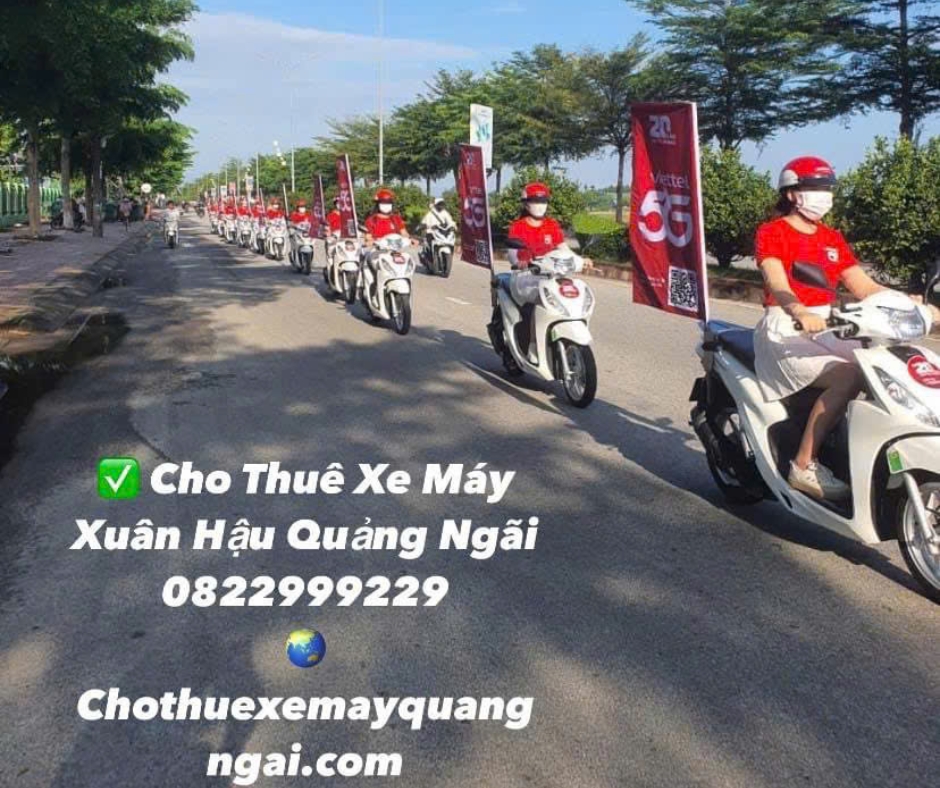 giá thuê xe máy quảng ngãi Giá thuê xe máy Quảng Ngãi - Xuân Hậu giao xe miễn phí