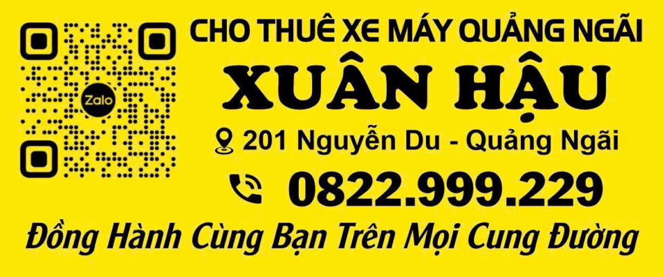cho thuê xe máy Quảng Ngãi