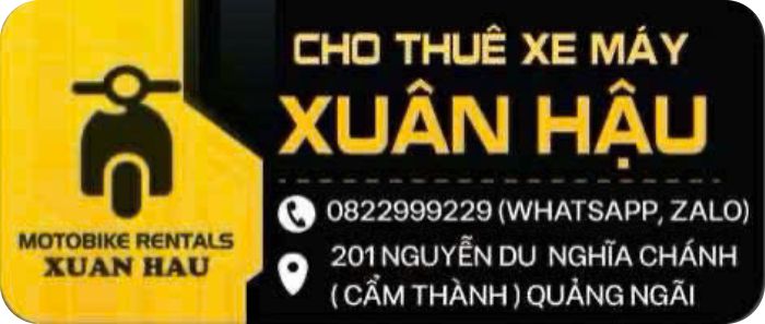 Dịch vụ tìm thuê xe máy quảng ngãi