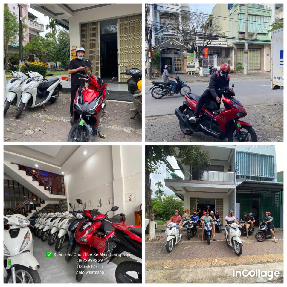 Dịch vụ cho thuê xe máy quảng ngãi